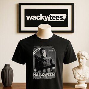 Halloween World Television Premiere Horror Michael Graphic Tee Shirt